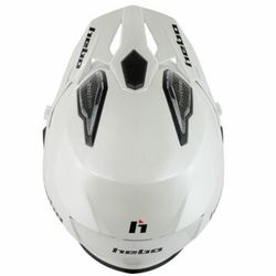 Casco da Trial Hebo Zone 5 Monocolore Bianco 2025