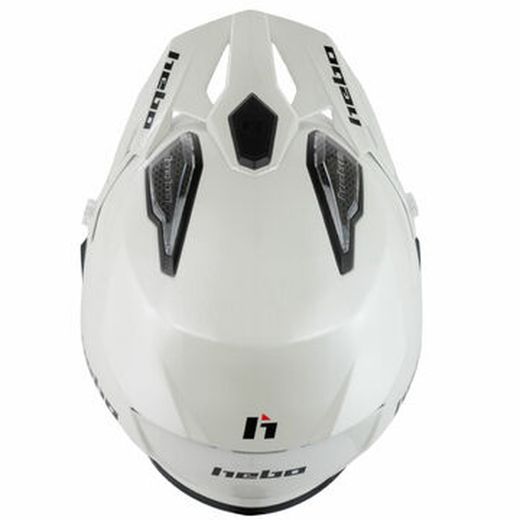 Casco da Trial Hebo Zone 5 Monocolore Bianco 2025