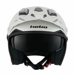 Casco da Trial Hebo Zone 5 Monocolore Bianco 2025
