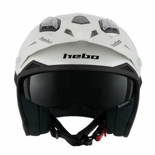 Casco da Trial Hebo Zone 5 Monocolore Bianco 2025