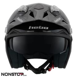 Hebo Trial Helm Zone 5 Monocolor Gloss Black 2025