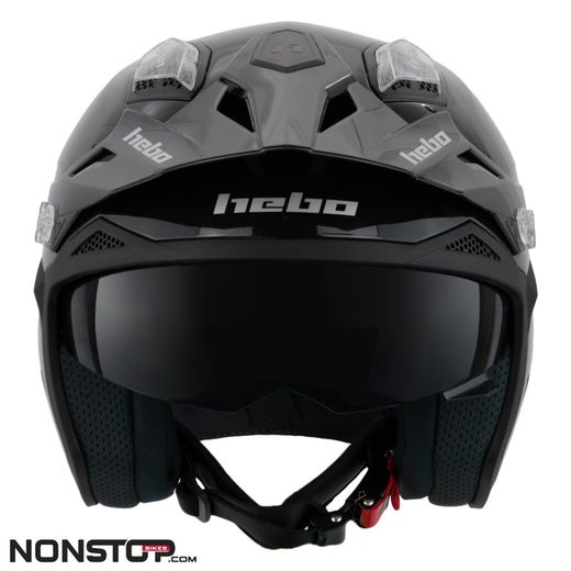 Hebo Trial Helm Zone 5 Monocolor Gloss Black 2025