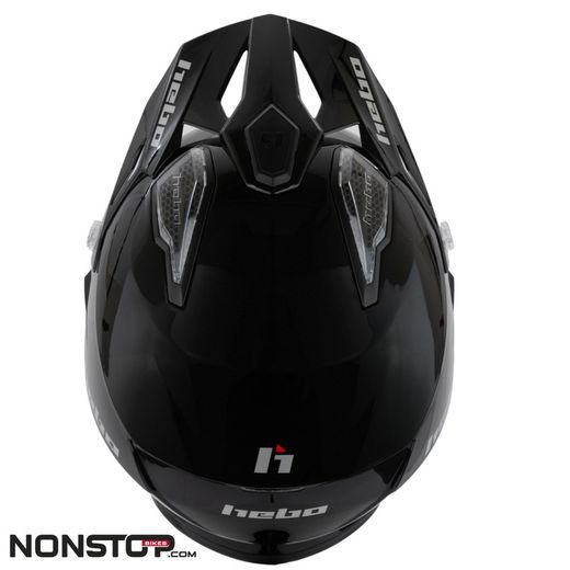 Hebo Trial Helm Zone 5 Monocolor Gloss Black 2025