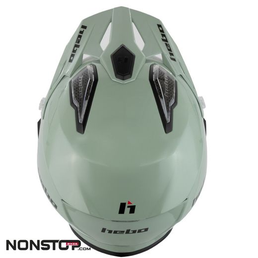 Capacete Hebo Zone 5 Trial Monocolor Verde 2025