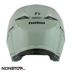 Capacete Hebo Zone 5 Trial Monocolor Verde 2025
