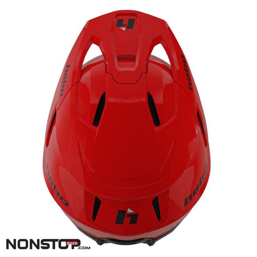 Hebo Trials Helm Zone Pro Monocolor Rot 2025