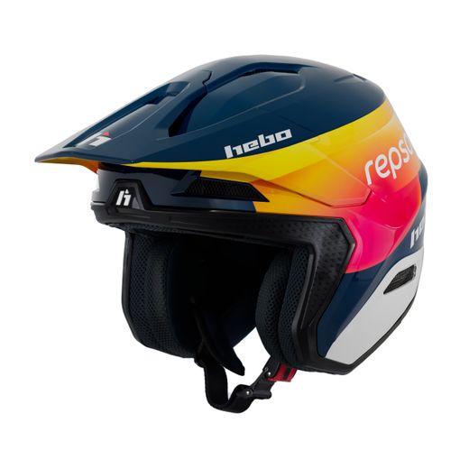 Capacete HRC Team Repsol Trial Hebo Zone Pro HTR F02 2026 HC1054A