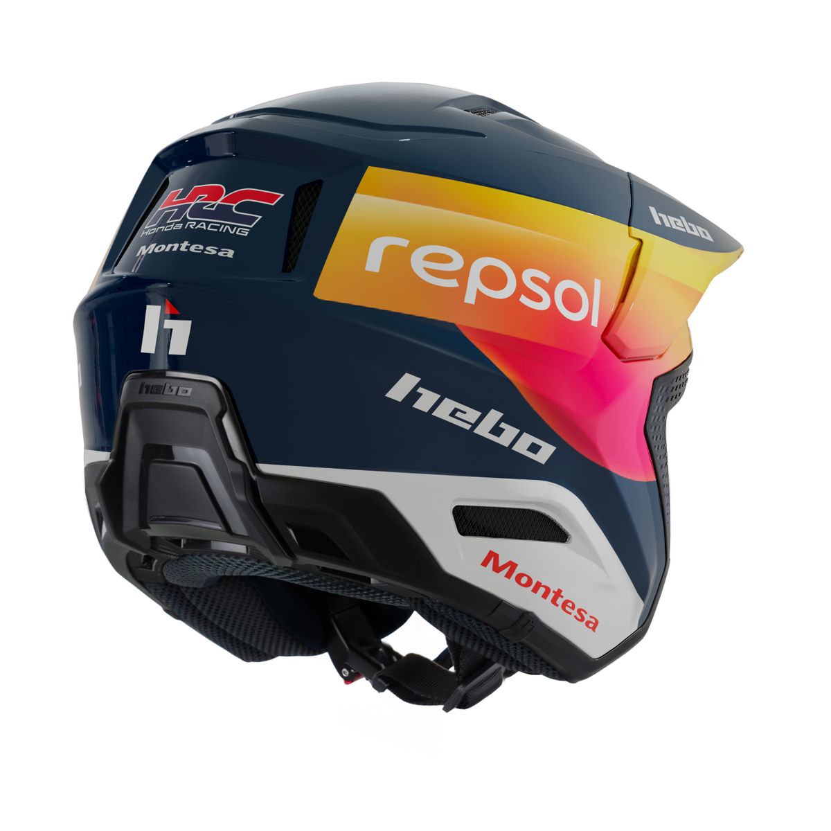 HRC Team Repsol Helmet Trial Hebo Zone Pro HTR F02 2026 HC1054A