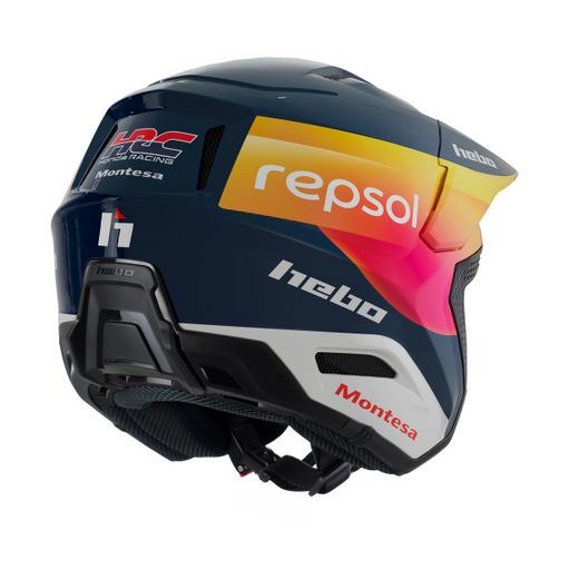 Capacete HRC Team Repsol Trial Hebo Zone Pro HTR F02 2026 HC1054A
