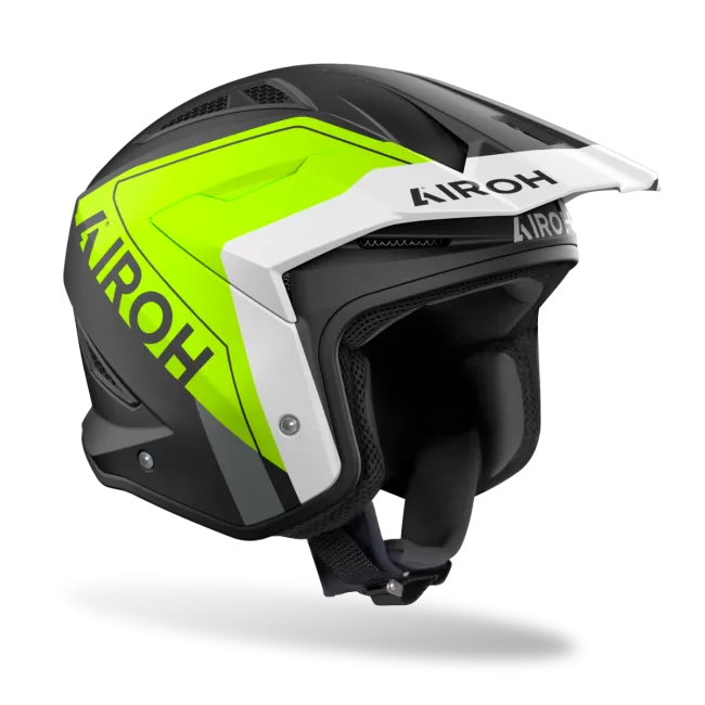 AIROH CASCO SPARK RISE BLUE/YELLOW MATT XL