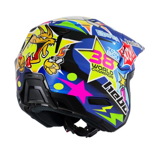 Capacete Trial Hebo Toni Bou Zone Pro HTR F02 2026 HC1074A