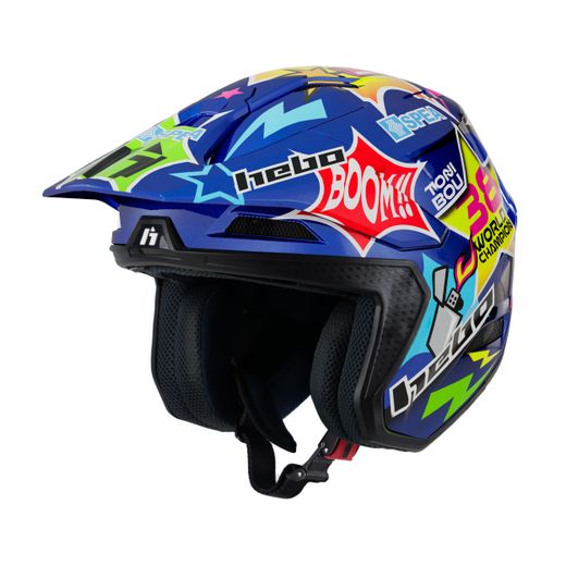 Capacete Trial Hebo Toni Bou Zone Pro HTR F02 2026 HC1074A