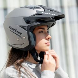 Hebo Zone 5 Duo Trial Helmet Grey 2025