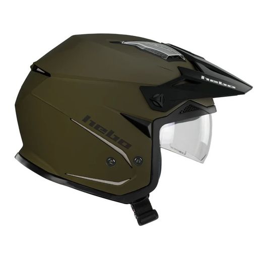 Hebo Zone 5 Duo Trial Helmet Khaki Green 2025