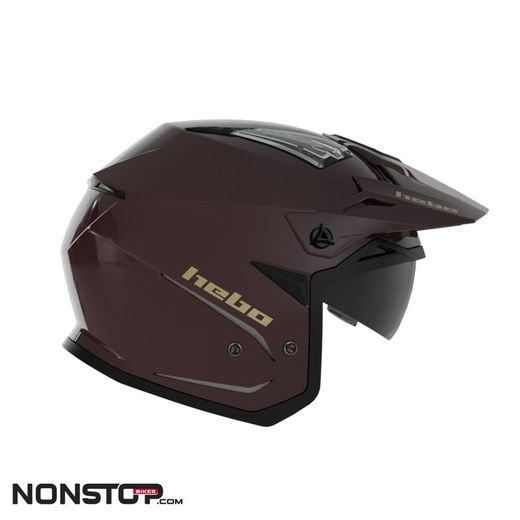 Casco da prova Hebo Zone 5 Line Maroon 2025