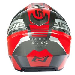 Casque Trial Mots GO2 Rouge 23