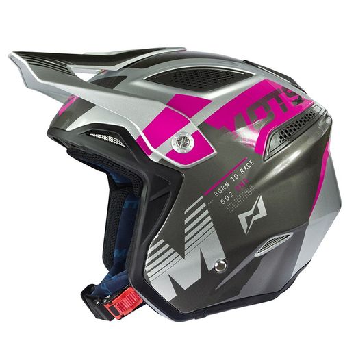 Capacete Mots GO2 Pink 23 Trial