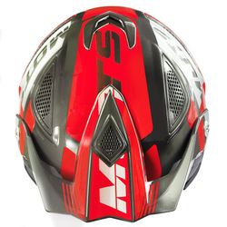 Casque Trial Mots GO2 Rouge 23