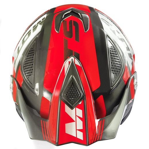 Casque Trial Mots GO2 Rouge 23
