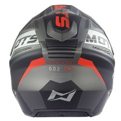 Casco Trial Mots GO2 Negro 23