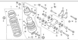 Boccola di collegamento sospensione posteriore Montesa Cota 4RT/ 315 1997-attuale