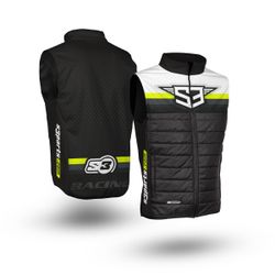 Gilet S3 Parts Hybrida Racing Nero-Giallo YX-BF