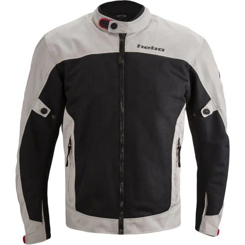 Chaqueta Moto Ciudad Kronos Air Gris Hebo