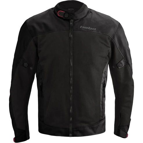 Chaqueta Moto Ciudad Kronos Air Negro Hebo