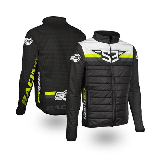 Chaqueta S3 Parts Hybrida Negra-Amarillo HY-BF