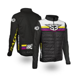 Giacca S3 Parts Hybrida Nero-Rosa HY-BBPI