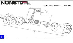 Albero motore GasGas Trial TXT PRO 2002-2018 MT280212000