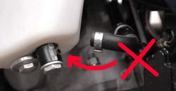 Anschluss "BANJO" Benzintank