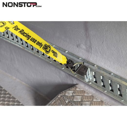 Motorrad-Befestigungsgurt S3 Parts Gelb, Gurt mit Befestigungshaken für Motorräder (für Anhänger, Transporter...)