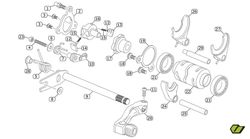 Albero selettore cambio Vertigo 16-20