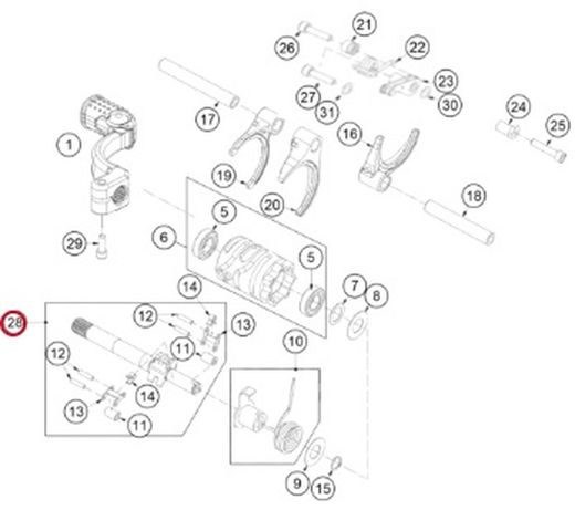 GasGas-Trial-Schaltwelle seit 2002 MT280238043