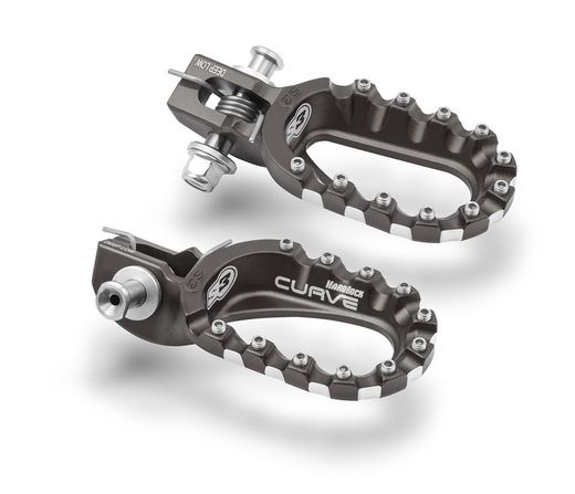 Footpegs Alumínio Baja S3 Enduro Gás Gás KTM Husqvarna