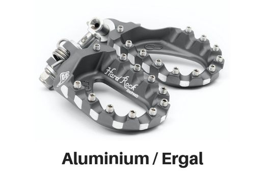 Poggiapiedi enduro S3 in alluminio