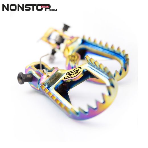 Pedane Titanio Punk Retarded e Low Gas Gas Beta KTM Husqvarna 2024 TBI S3 Ricambi Enduro