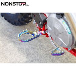 Pedane Titanio Punk Retarded e Low Gas Gas Beta KTM Husqvarna 2024 TBI S3 Ricambi Enduro