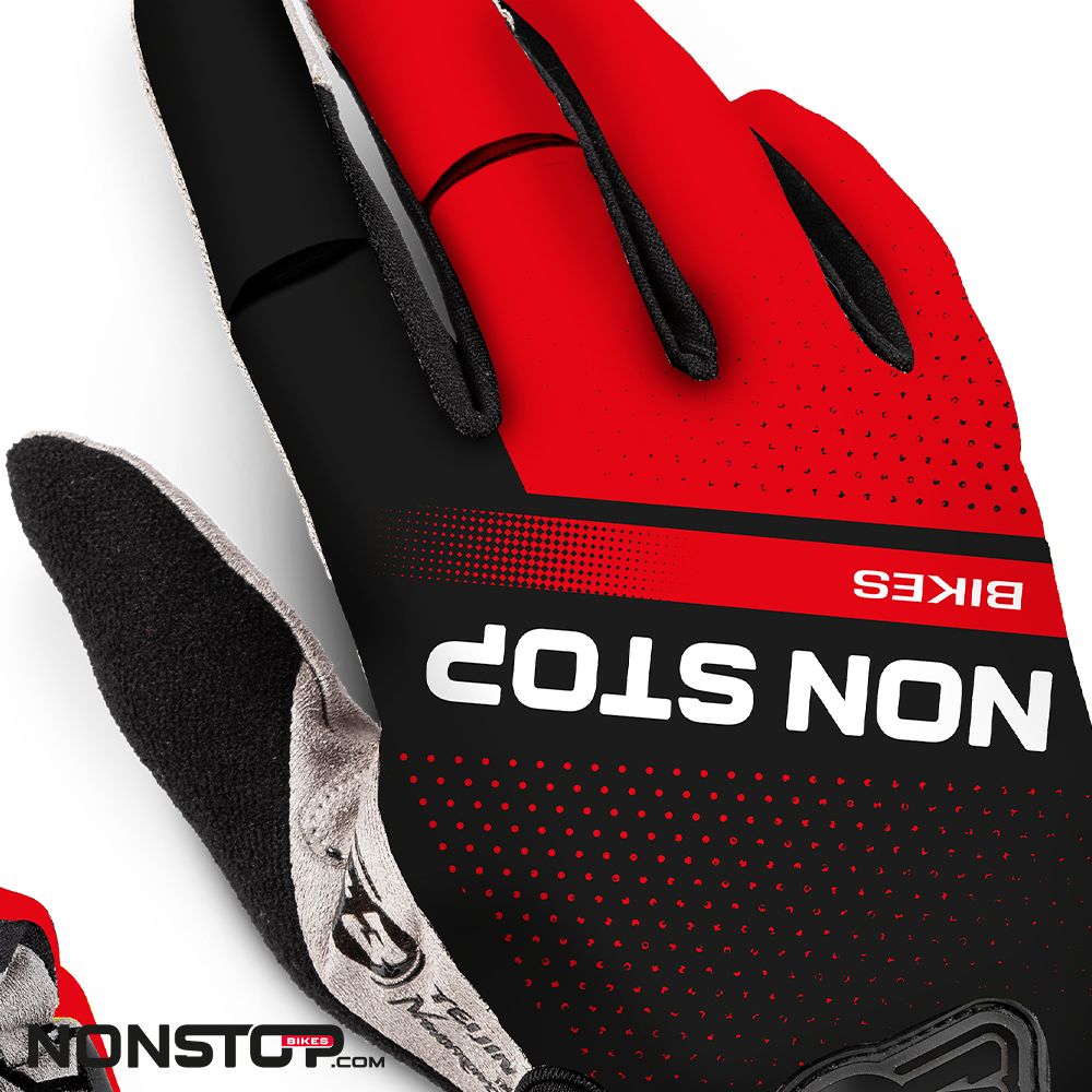 S3 Parts Non Stop Bikes Children's Trial Gloves, Red, 2025 — NonStop Bikes