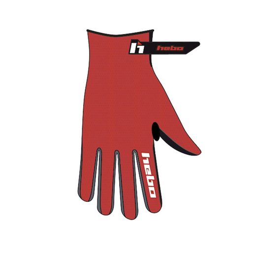 Guanti Hebo Trial Team Junior Rosso
