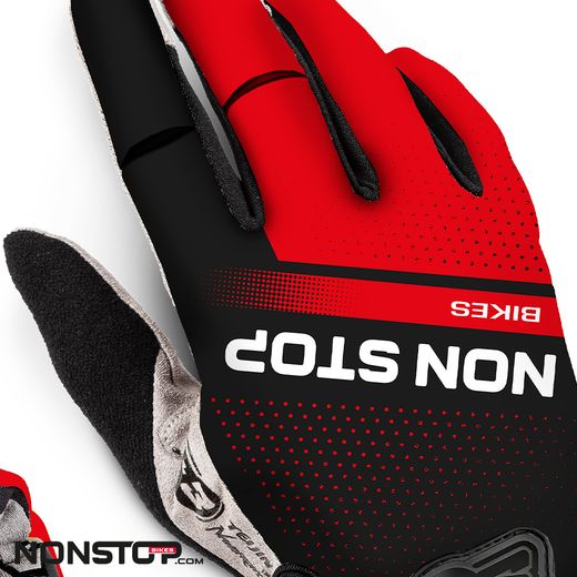 S3 Parts 2025 Red Non Stop Bikes Trial Gloves