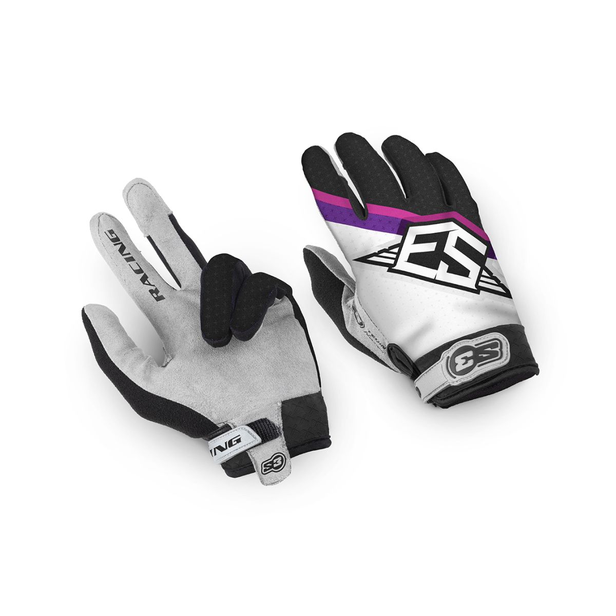 Guantes Trial S3 Parts Púrpura Racing ROIG-PP- L