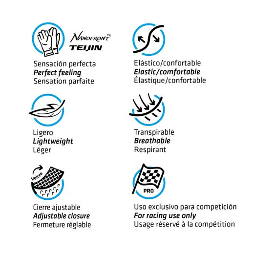 Trial-Handschuhe S3 Parts Red Racing ROIG-R-