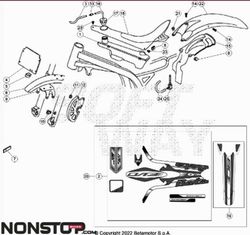 Parafango anteriore Trial Beta Evo Junior 80 2023