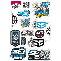 Foglio adesivo S3 Logo S3 Parti