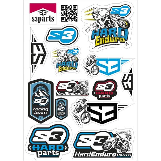 Feuille adhésive S3 Logo S3 Parts