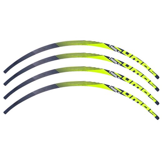 Set di adesivi per cerchioni gialli COMAS