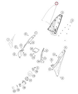 Junta Caja Filtro de Aire GasGas TXT Racing / TXT GP desde 2023 A53506001020