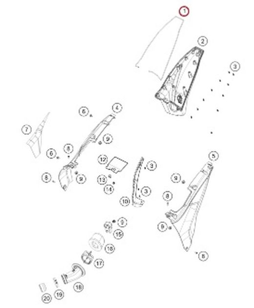 Junta Caja Filtro de Aire GasGas TXT Racing / TXT GP desde 2023 A53506001020